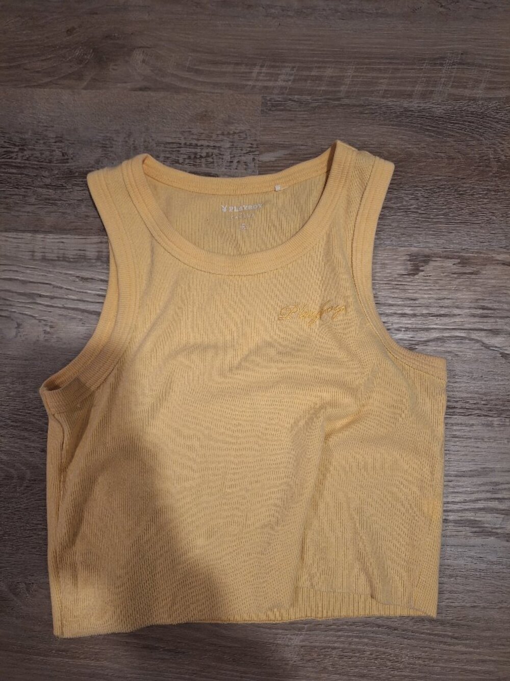 Playboy Yellow Tank Top